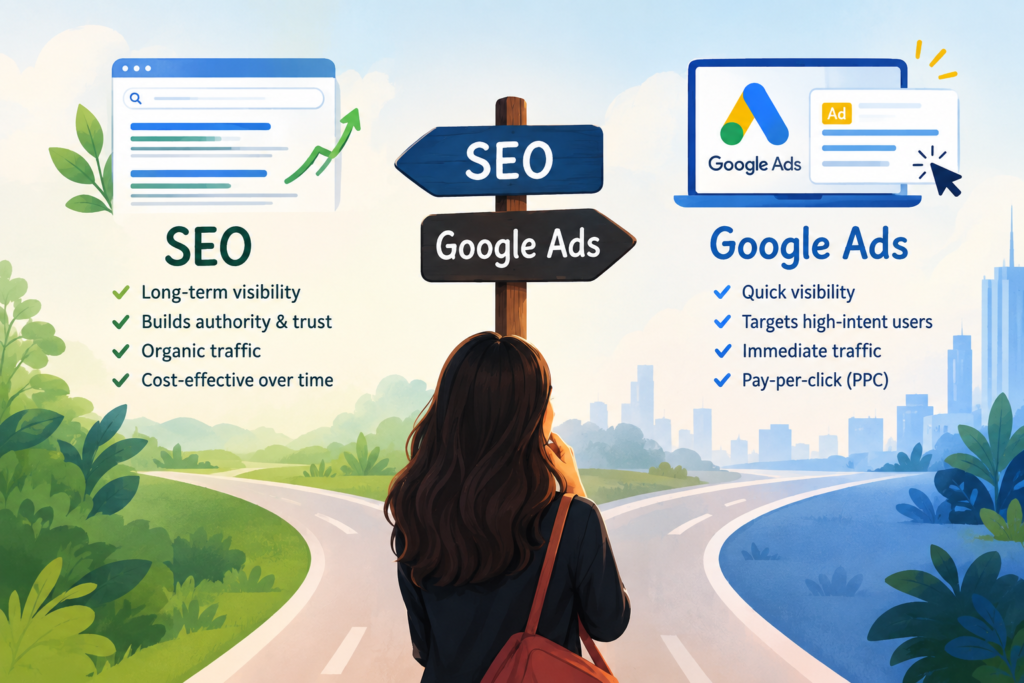 SEO vs Google Ads